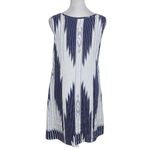 Saint Tropez West St. Tropez West Navy and White Linen Mini Dress Size 2 Navy Linen Dress Photo 1