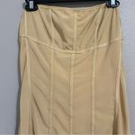 Urban Outfitters Bari neutral corset mini dress women’s size large Photo 3