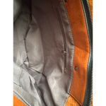 NWOT Faux Leather Tote with Removable Long Strap in Chocolate Brown Photo 6