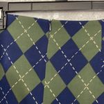 Versona  Argyle Green and Navy Pleated skirt Photo 2
