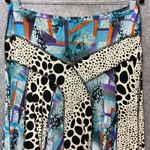 Vintage 90s Zashi Maxi Skirt Patchwork Handkerchief Artwear Abstract Boho S Blue Photo 9