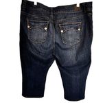 American Rag Size 18 Crop Denim Capri Jeans With Button Zip Closure Photo 7