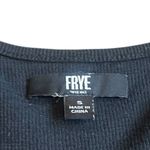 Frye Sleeveless Black Dress Button-Down Stretch Casual Classic Size Small Photo 9