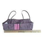 Adidas Iconisea Ribbed Lilac/Pink Bikini Top Size M Medium Support Pull-On Photo 4