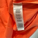 Chico's Chico’s Weekends Melon Orange Asymmetric Hem Jersey Knit Tunic with Pockets Photo 5