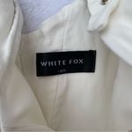 White Fox Boutique White Fox Ivory Boned Synching Corset Crop Top with Silver Buckle Straps XS Photo 7