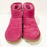 UGG  Australia Women Size 8 Pink Classic Suede W Arden Boot Photo 1