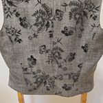 Norton Mcnaughton  V Neck Button Up Gray Vest 14 Photo 7