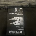 Kut From The Kloth Black Coated Reese Ankle Straight Pants Photo 4