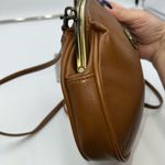 Capezio  Vintage KISS Lock Faux Leather Crossbody Bag Photo 5