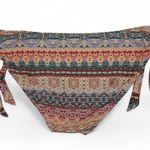 Time & Tru Boho Bohemian Mid Rise Full Coverage Pink Bikini Bottoms Medium Photo 3