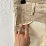 Tractr Two Tone Texture Tan Cream Corduroy Denim Straight Leg Jeans Size 2 Photo 2