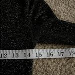 Joseph Joesph lurex knit black see through layer metallic long sleeve size small Photo 13