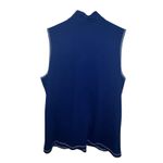 Quacker Factory Women's Navy Blue Vest & Skort Set Size XL Rhinestone Zip NWT Photo 3