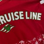 Disney cruise line 2019 snowflake aop christmas spirit jersey L NWOT Photo 3