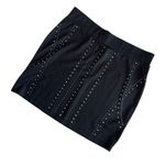 Rock & Republic  Mini Skirt‎ Studded Black Party Cocktail Clubbing Size 8 Photo 1