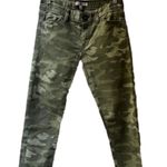 Banana Republic Heritage Camo army green Skinny Ankle Zip Stretch Jean's Sz 25 Photo 1