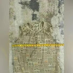 Saint Tropez West Women’s Tan Saint Tropez Blouse Photo 3