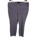 Torrid  High Rise Ultra Skinny Crop Lavender Washed Jeans Size 20 Photo 4