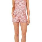 Jack by BB Dakota JACK jacquard coral halter romper Photo 1