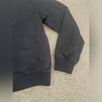 Old Navy Black Bomber Zip Up Padded Jacket Photo 1