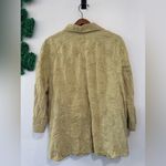 Ecologie Embroidered Floral 100% Linen Button Photo 4