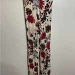 Wide Legged Floral Palazzo Pants Pink Size L Photo 3