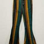 Show Me Your Mumu bell bottom flare jeans! Striped bottoms size small / 26! Photo 0