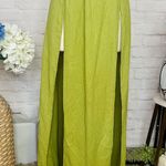 Boutique Avocado Green M Slit Skirt Photo 0