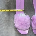 Circus by Sam Edelman slide sandal or slippers faux fur lilac size 5M NIB Photo 11