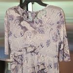 💕BAUM UND PFERDGARTEN💕 Jones Dress Mesh ~ Lilac Rose Tattoo Large Shift Photo 12