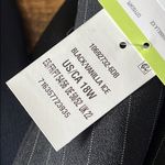 Kasper  Woman Black & White Pinstripe Skirt Size 18W NWT Photo 9