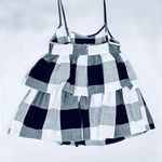 Urban Outfitters Renewal Remnants Blown Out Gingham Tiered Mini Dress - XS Photo 7
