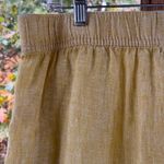 Tahari  Women's Yellow 100% Linen Pull On Pants Size XL Photo 3