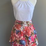 Forever 21 Floral Mini Skirt Photo 0