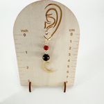 Celestial Sun + Moon Dangle Earrings, Moon + Sun Charms Boho Drop Earrings Gold Photo 2