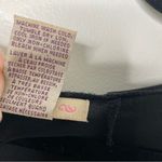 Free People Vintage  Black V-Neck 3/4 Sleeves Slit Mini Short Dress Classic XS Photo 4