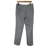 Nine West Houndstooth Straight Leg Pants Womens 8 Black White Classic Workwear Photo 3