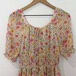 Baltic Born  Alice Smocked Maxi Dress in Berry Print Tiered Size Small Photo 4