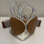 Simmi London Brand new  Shimmering Strappy Heels with Rhinestone Block Heel Photo 6