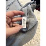 Athleta  V Neck Sweatshirt Hooded Dress Size M Gray Color Long Sleeve EUC Photo 4