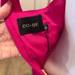 DO+BE  Fuschia Halter Type Satin Mini Dress in Size Medium Photo 7