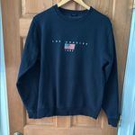 Brandy Melville J John Galt  One Size Blue Sweatshirt Los Angeles 1984 Design Photo 0