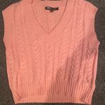 Dillard's Pink Rose Sweater Vest Photo 0