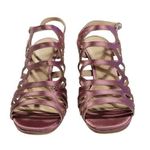 Kelly & Katie  Satin Purple / Lilac Heel Sandals Sz 8 Photo 1