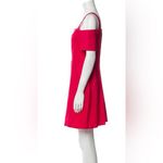 ALC Frank A.L.C. Calla Ramie Blend Cold Shoulder Dress in Red Mini Women’s 4 Photo 3