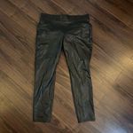 Loft NWT  faux leather pants large black Photo 1