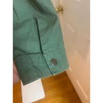 Anthropologie  Twelve by ontwelfth Green Jacket with Fuzzy Collar Sz. M Photo 5
