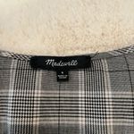  Madewell Plaid Smocked
Cuff Button Front Size 4 Photo 2