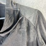 Lululemon Sz 8 Coast Wrap II Heathered Medium Grey Stretch French Terry Layering Photo 3